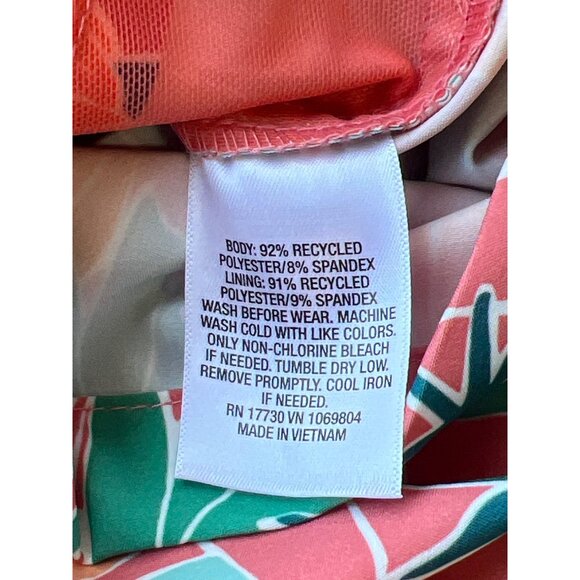 Goodfellow & Co XXL Mens Swim Trunks UPF 50+ Coral Floral Quick-Dry Liner - Picture 6 of 9